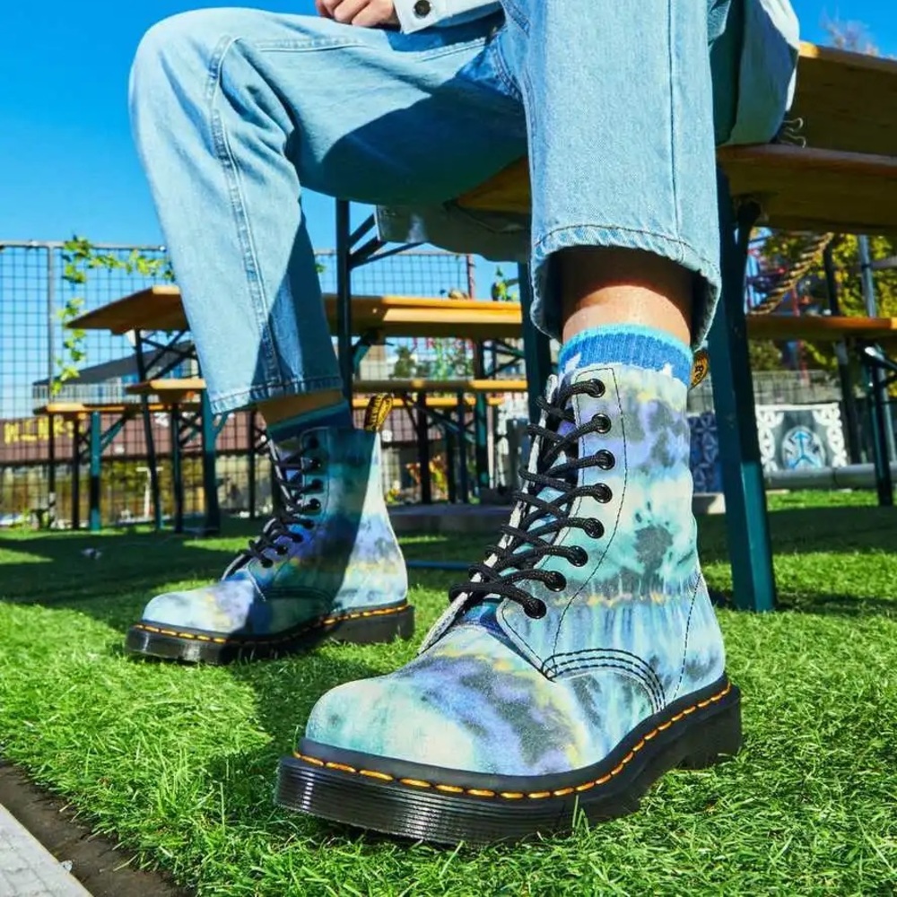 Dr. Martens 1460 pascal tie dye leather boots